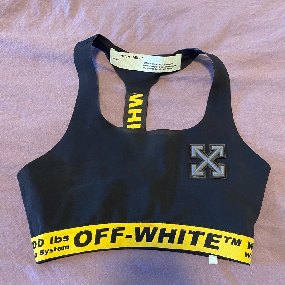 ✖️SOLD✖️OFF WHITE Women’s Crop Top Size Small